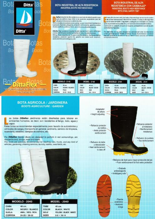BOTAS DE HULE BOTA INDUSTRIAL